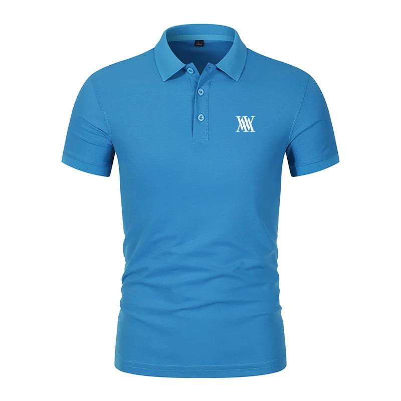 Polo homme à col rabattu anti-gonflement, mode décontractée et professionnelle, polo slim fit, nouve