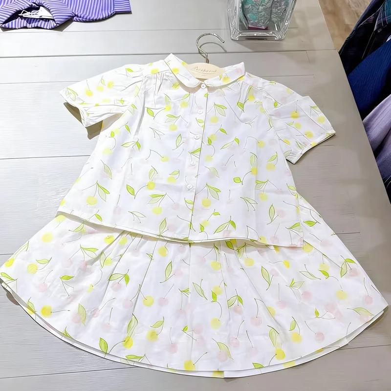 Pré-vente (expédition en avril) 2026 BP Printemps-Été Blouses smockées pour bébés filles Chemises à 