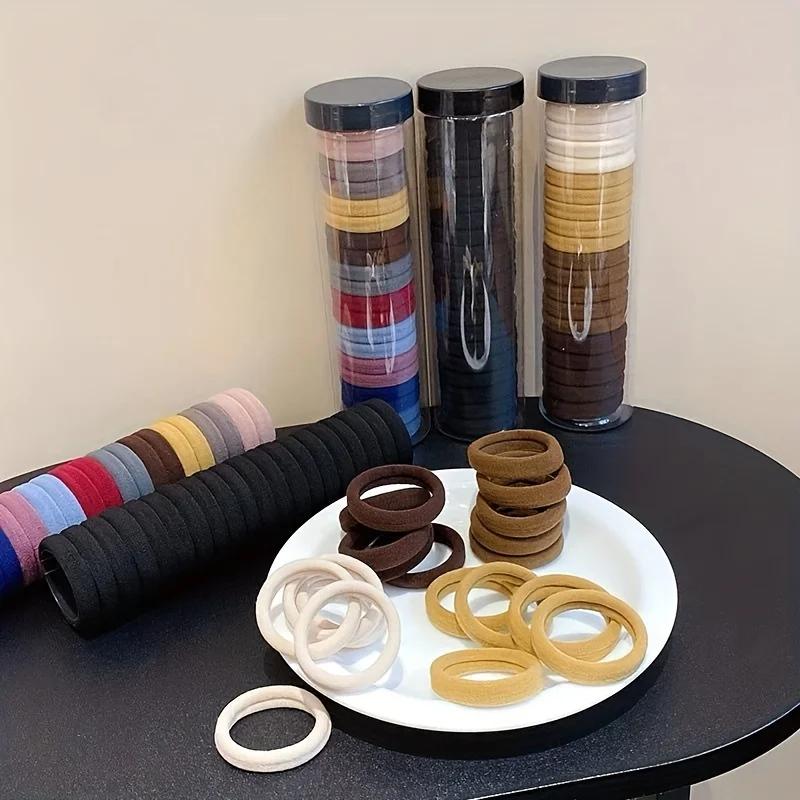 Anneau de cheveux à haute élasticité pour femmes et filles, bandes de style français, ULà cheveux ép