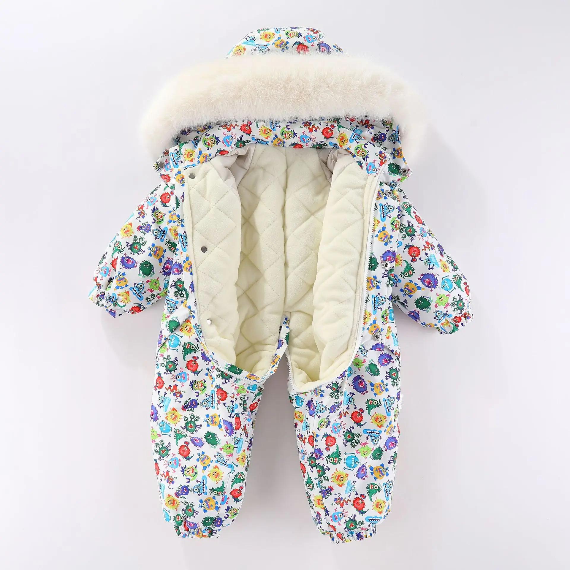Barboteuse à capuche pour enfants, combinaison de neige légère imprimée Camouflage à 30 degrés, comb
