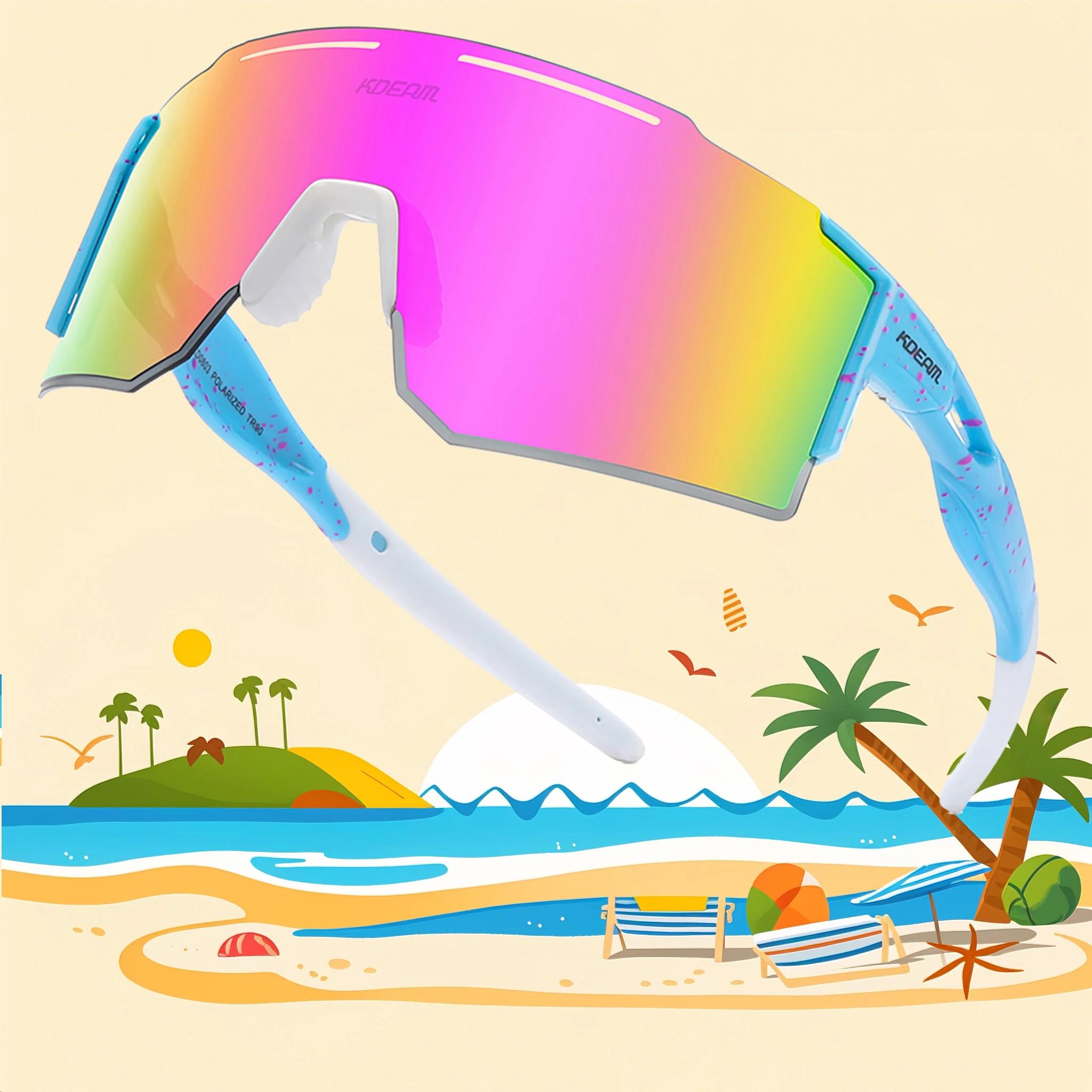 Lunettes de soleil polarisées pour hommes et femmes, lunettes de soleil de baseball et de softball p