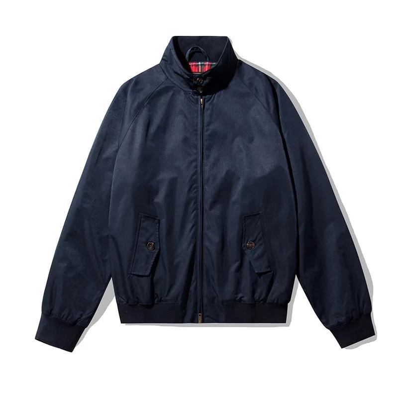 Veste coupe-vent à col montant pour homme, document solide, beau, qualité supérieure, décontracté, p