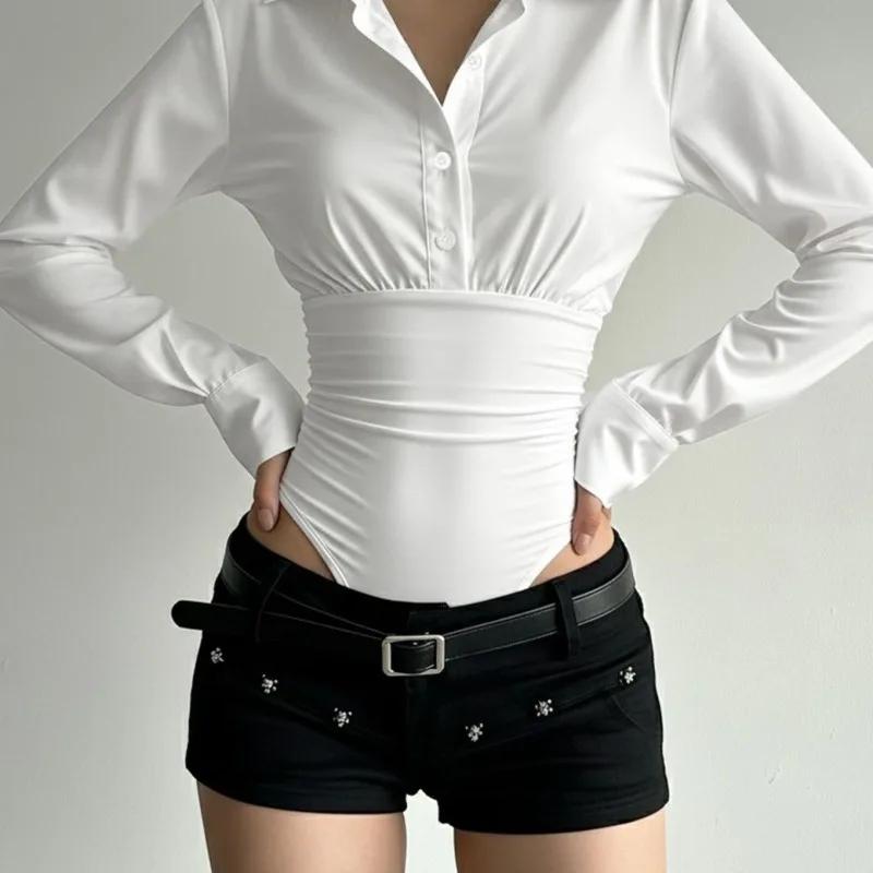 Mode d'été nouveau Design Sense haut de gamme épicé fille haut tridimensionnel Simple coupe ajustée 