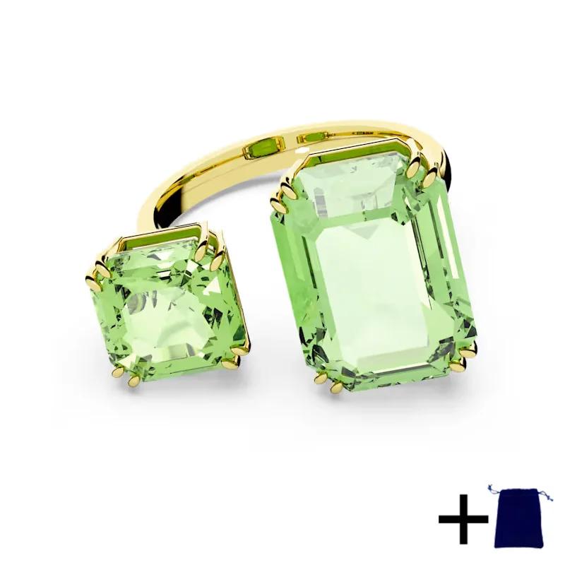 Bague de Couple en Zircon Dopamine, adaptée à la couleur arc-en-ciel, thème de bonbons, Dressing quo