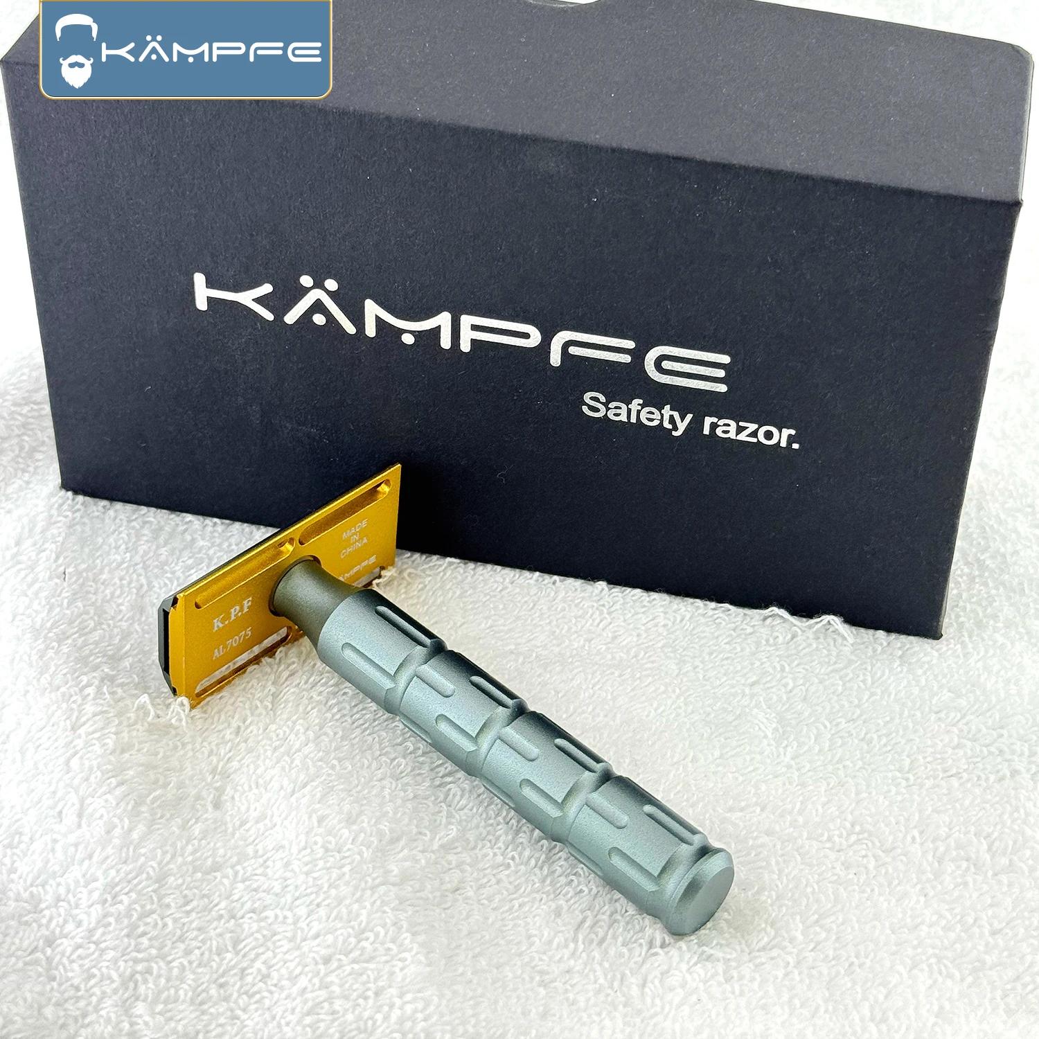 Rasoir de sécurité à double tranchant en aluminium AL7075 de haute qualité, usiné CNC par KAMPFE, ca