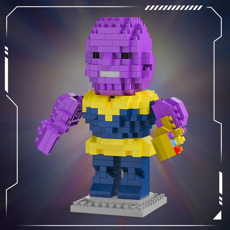 Marvel légendes blocs de construction lega Deadpool Spider Man blocs de construction Iron Man Loki p