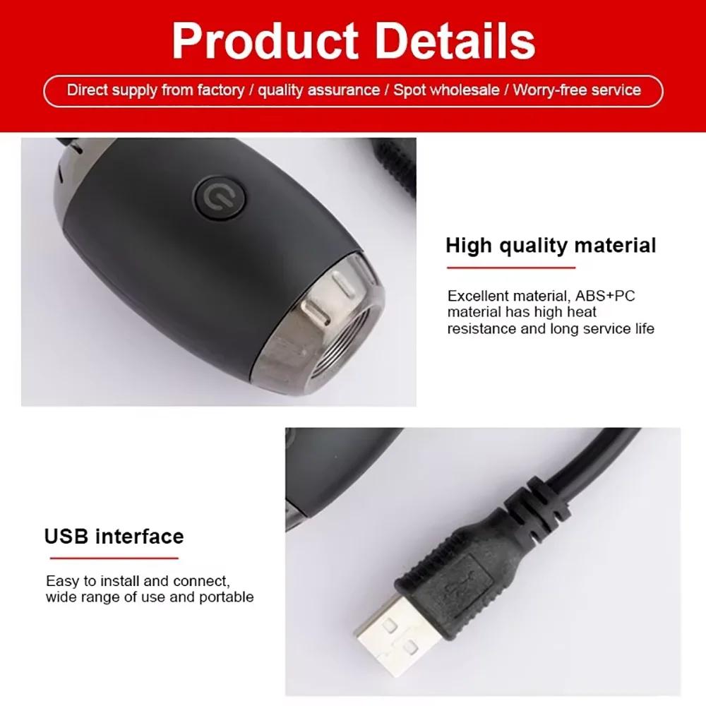 Projecteur d'ambiance de voiture USB, lumière d'ambiance intérieure de voiture, lumière d'étoile éto