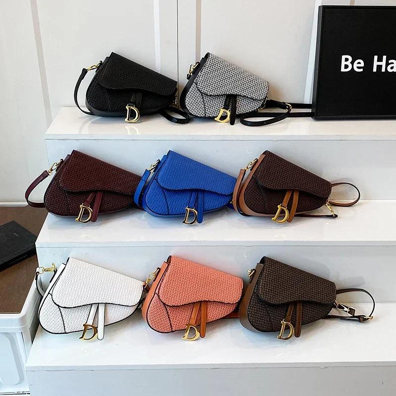 Sac à main en cuir de luxe pour femme, élégant et classique, sac à bandoulière de créateur, sac four