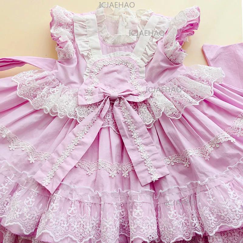 Robe de princesse Lolita pour filles 2026, tenue de tutu pour bébé pour le premier anniversaire, rob