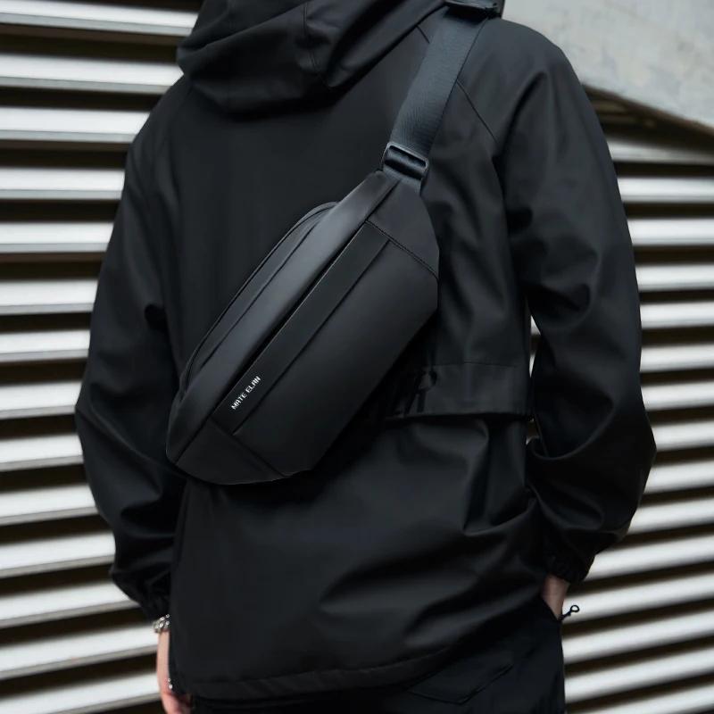 MATE ELAN solide imperméable hommes bandoulière sac à bandoulière quotidien voyage sport Fanny Pack 
