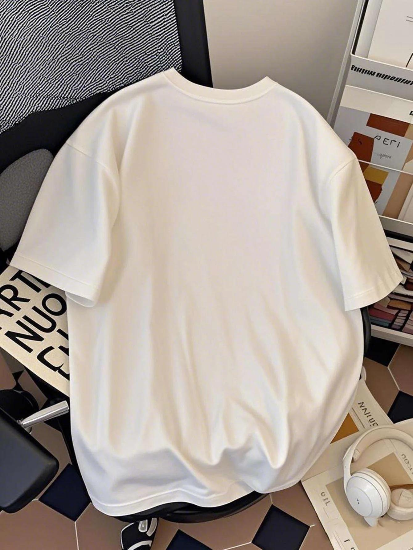T-shirt pour homme 100% coton, nouveau style d'été, respirant, avec tissu de haute qualité, adapté a
