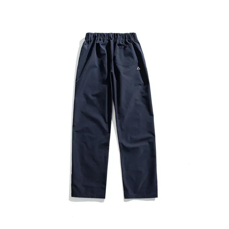 Pantalon cargo fin d'été pour hommes, pantalon fuselé décontracté avec poches zippées, pantalon stre