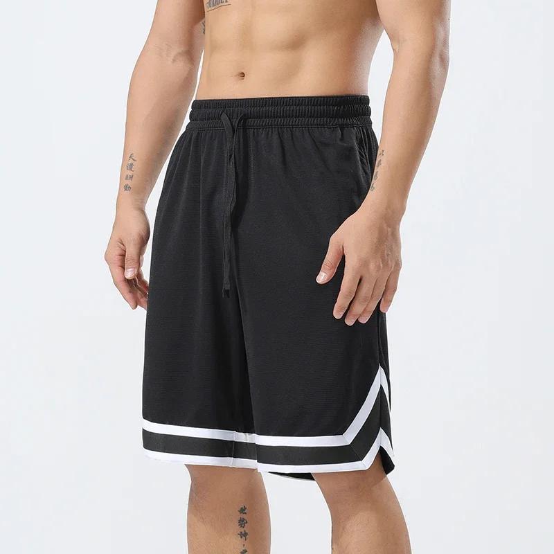 Short de basket-ball et de Football pour hommes, respirant et à séchage rapide, pour la musculation,