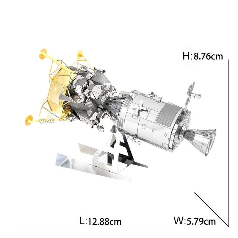 Exploration spatiale 3D Puzzle en métal navette Hubble télescope spatial Mars Rover modèle jouet pou