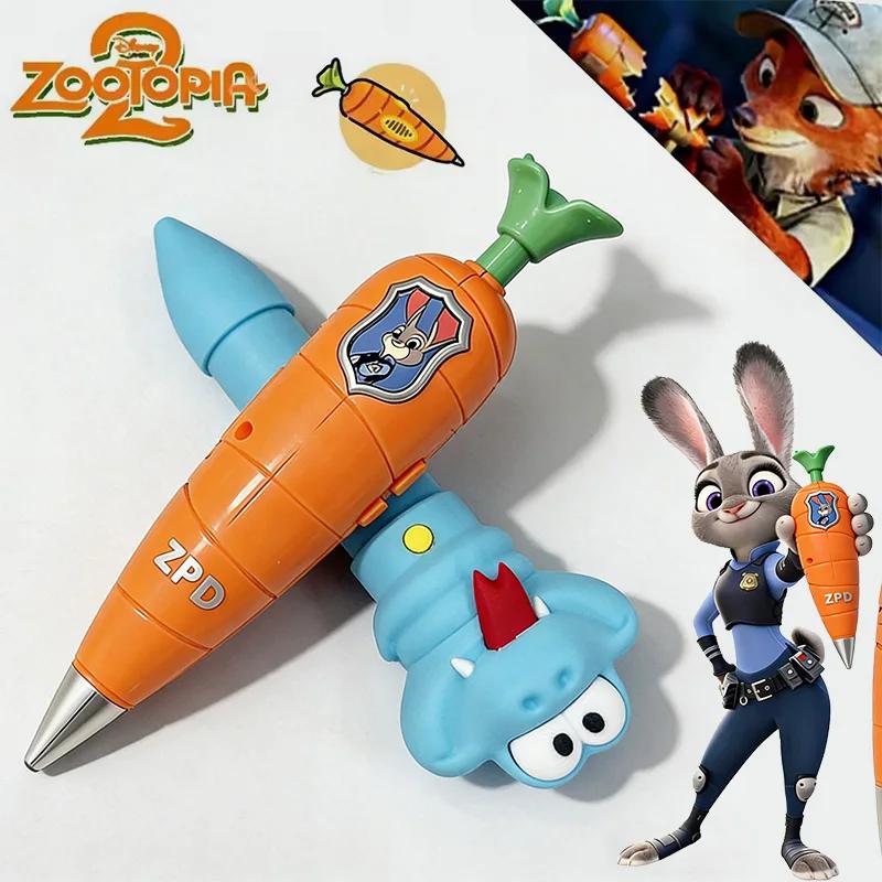    Disney Zootopia tendance Judy en forme de carotte 2-en-1 stylo enregistreur vocal et stylo Gary 