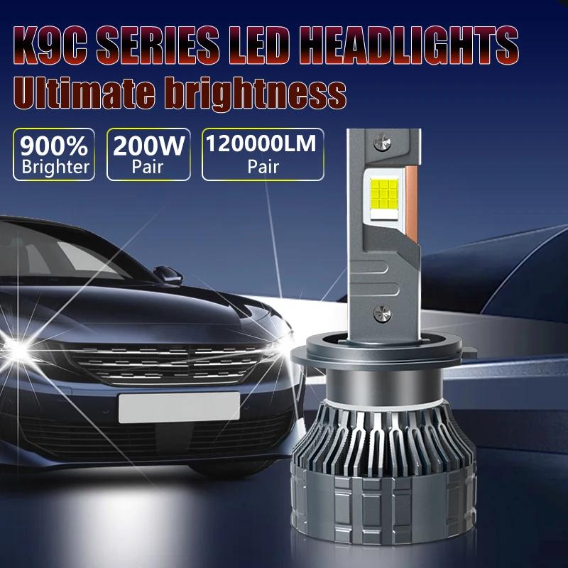 Carshark 120000 LM H1 H7 phare LED Canbus 200W H4 H11 H8 H9 HB4 HB3 HIR2 9005 9006 9012 lampe automa