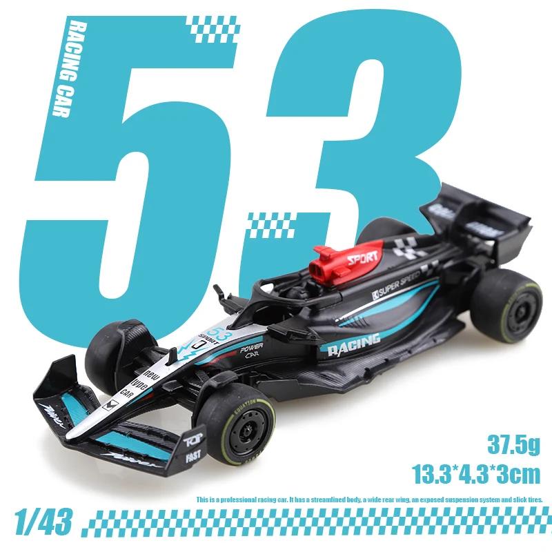 (ACagé) Jouet de voiture de course modèle en alliage 1.43, voiture de course à traction en alliage d
