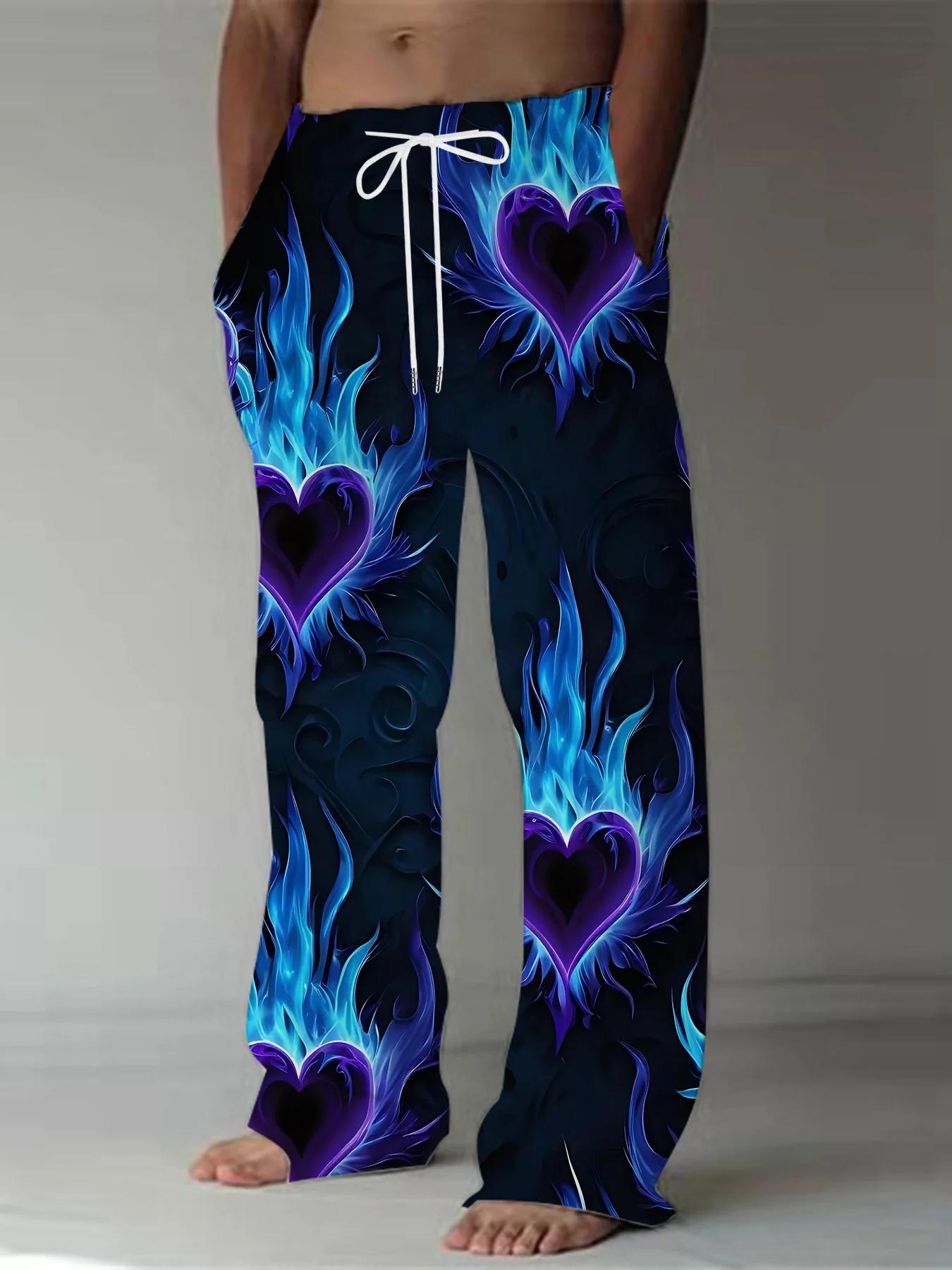 Nouveau style cool, pantalon de sport décontracté à séchage rapide avec imprimé étoile arc-en-ciel f