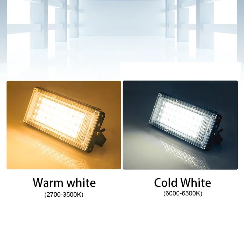 4 pcs/lot LED projecteur 100 W IP65 étanche 50 W 110 V 220 V projecteur extérieur projecteur LED lam