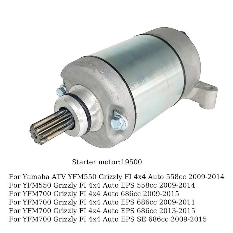 19500 Démarreur Pour VTT Yamaha Grizzly 550 700 Kodiak 700 Remplacer Pour 28P-81890-00-00 28P-81890-