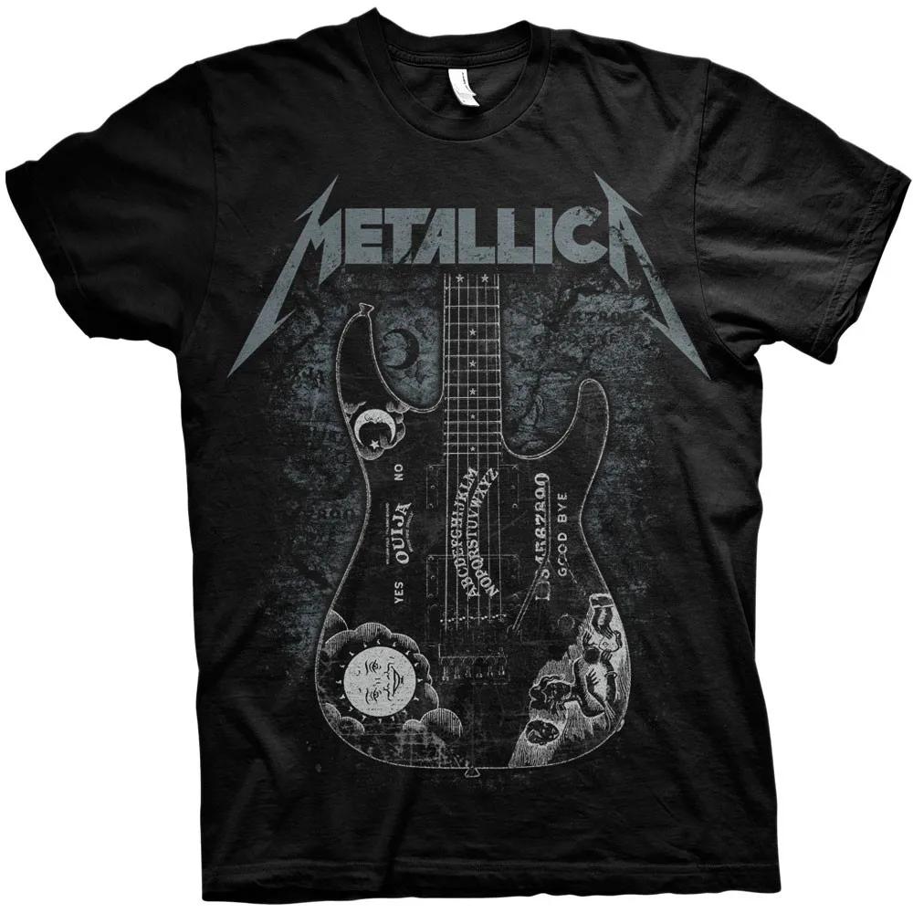 T-Shirt Vintage avec graphiques de la groupe Metallica pour hommes, unisexe, col rond, 100% coton, m