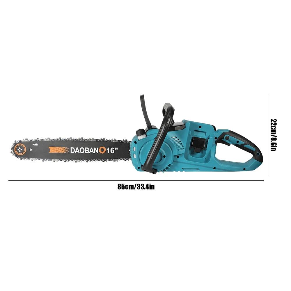 Makita – tronçonneuse électrique sans fil de 16 pouces, avec huileur automatique, outil de coupe pou