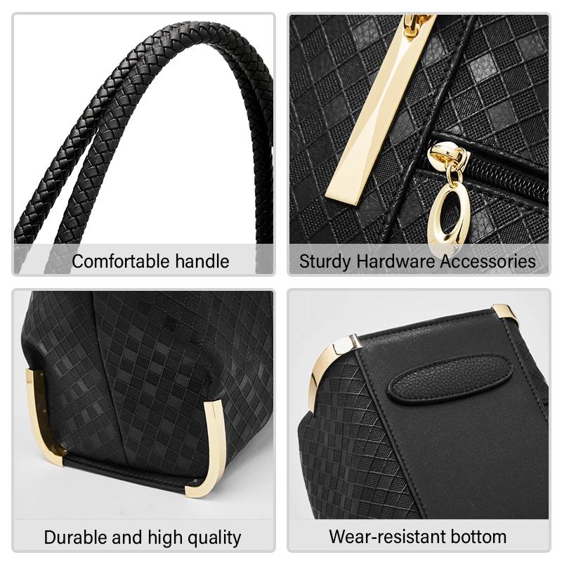 FOXER Sac à main en cuir véritable pour femme, design élégant et luxueux, sac à bandoulière pour fem