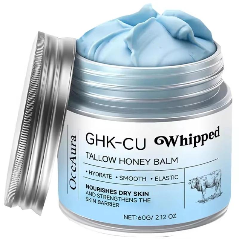 Baume Hydratant Bleu 2026 avec Peptides de Cuivre GHK-Cu et Suif de Bœuf : Soin au Miel de Manuka po