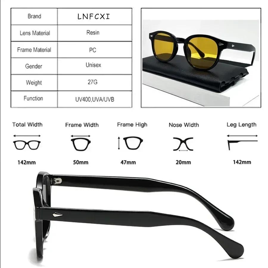 Lunettes de soleil rondes rétro de qualité JNPCXI, nouvelle collection, pour femmes, avec rivets déc