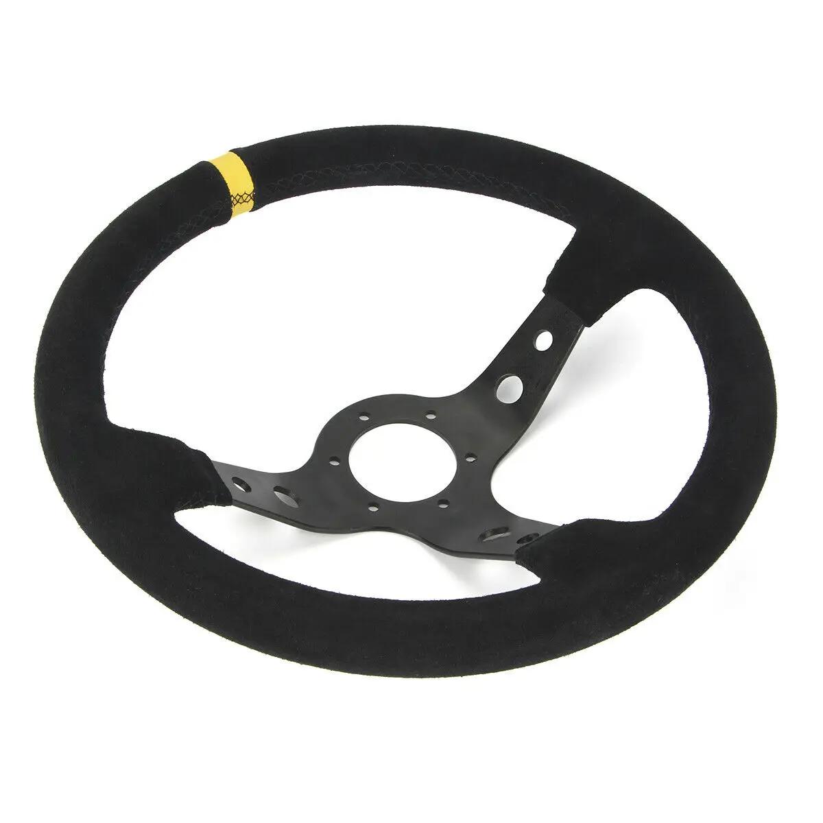 Volant de voiture universel 350mm 14 pouces, jeu de course à dérive, PCD 70mm pour Logitech G29 G920