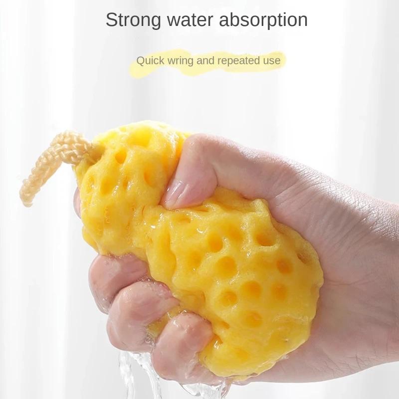 Boule éponge douche maille douce bébé - Nylon nettoyage corps gommage exfoliant - Salle bains