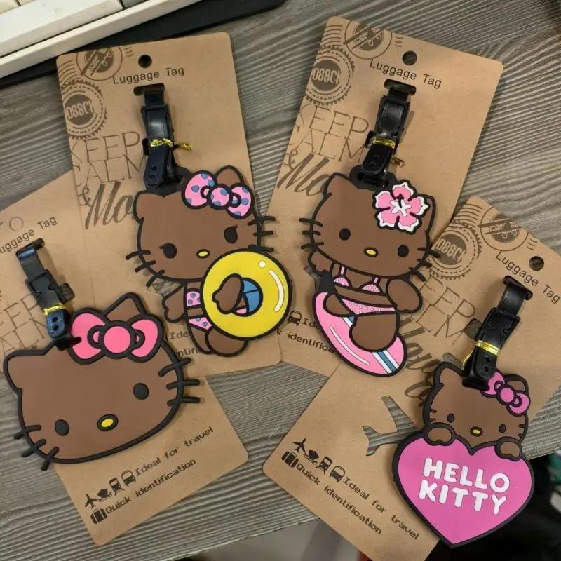 Sanrio Hello Kitty étiquette de bagage porte-adresse d'identification de valise étiquettes d'embarqu