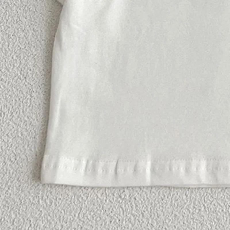 Été bébé garçons filles T-shirt enfant en bas âge dessus de couleur unie vêtements Style coréen infa