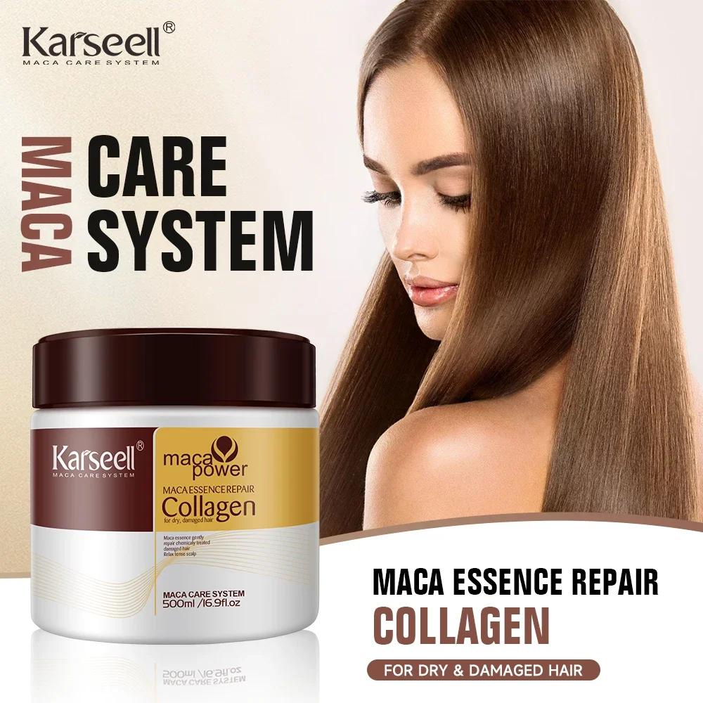 Karseell traitement capillaire au collagène réparation profonde conditionnement huile d'argan masque