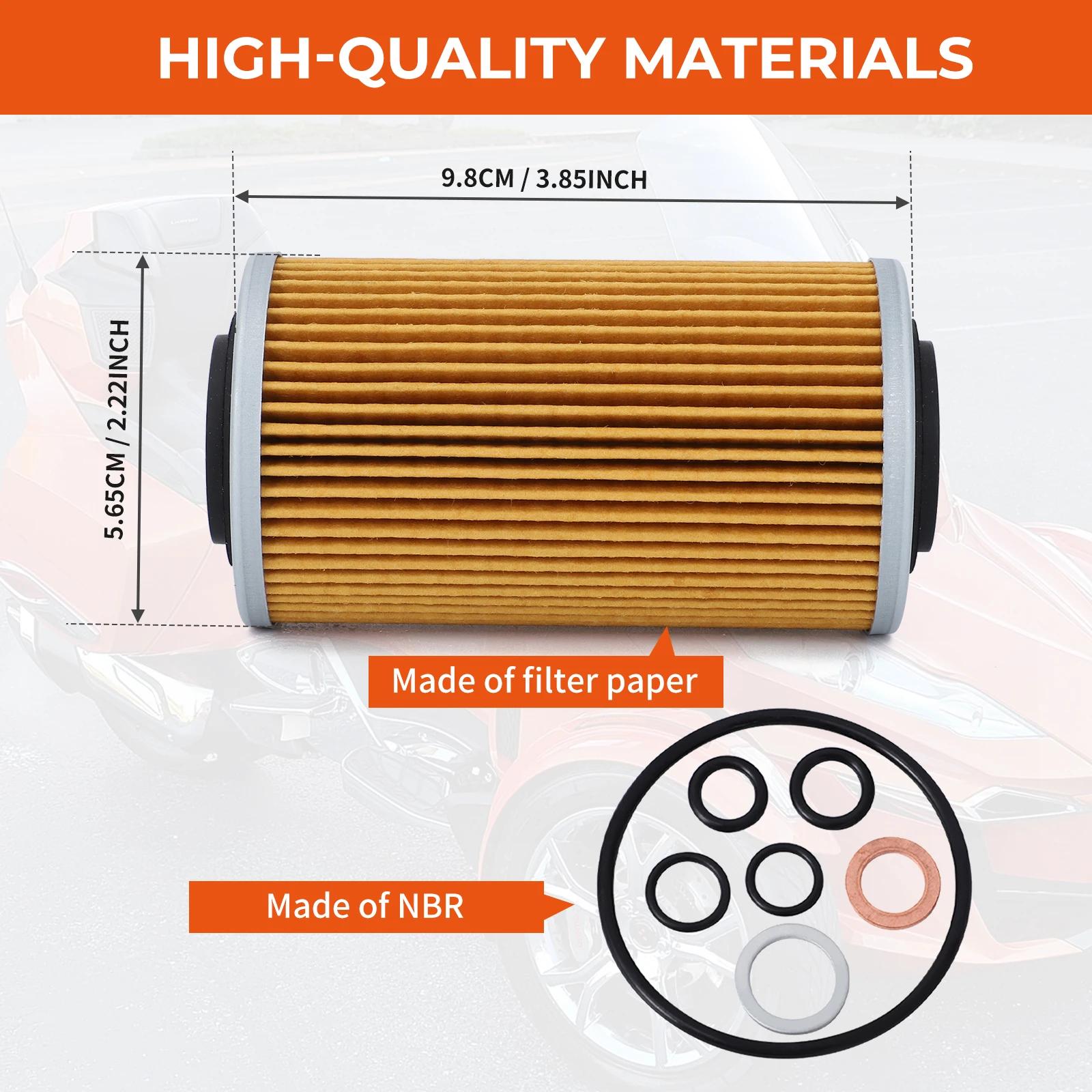 Filtre à huile avec kit de joint pour Can-Am Spyder SM6-SE6 modèles 1330 RT/F3 2014 2015 2016 2017 2