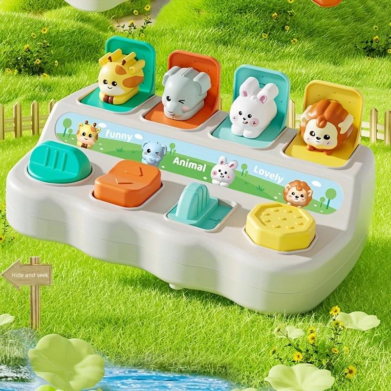 Jouets animaux pop-up Montessori et boîtes d'apprentissage – Améliore la logique et les motricité, c