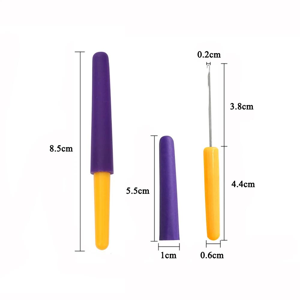 Crochet de loquet professionnel, aiguille pour Dreadlock, pour Extension de tresse de verrouillage, 