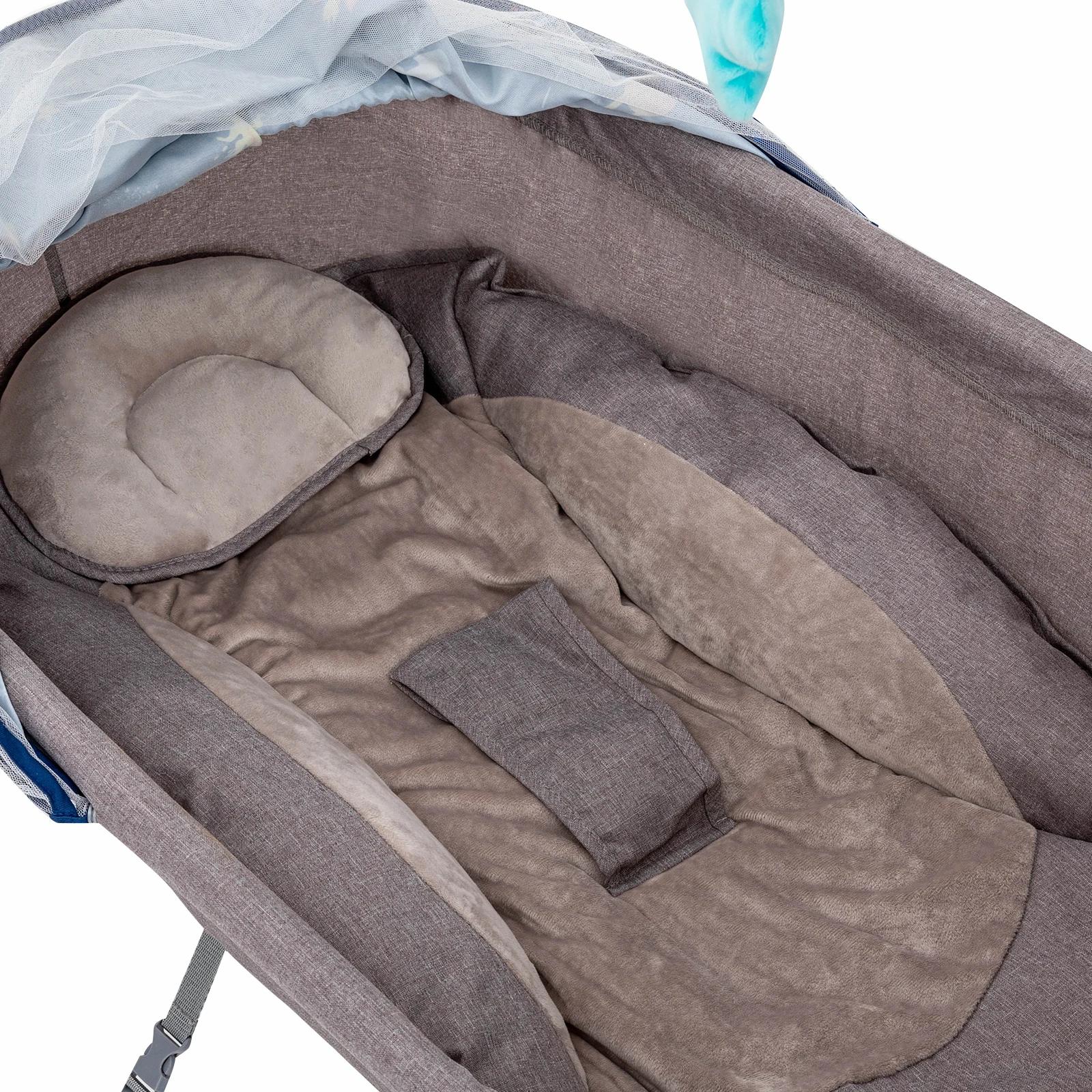 Berceau balançoire pour bébé, support électrique à 5 vitesses, chaise à bascule automatique avec tél