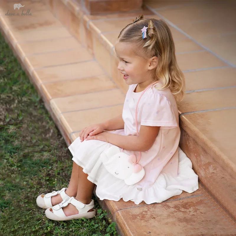 Dave Bella – robe d'été pour filles, élégante, douce, mignonne, robe de princesse pour enfants, mode