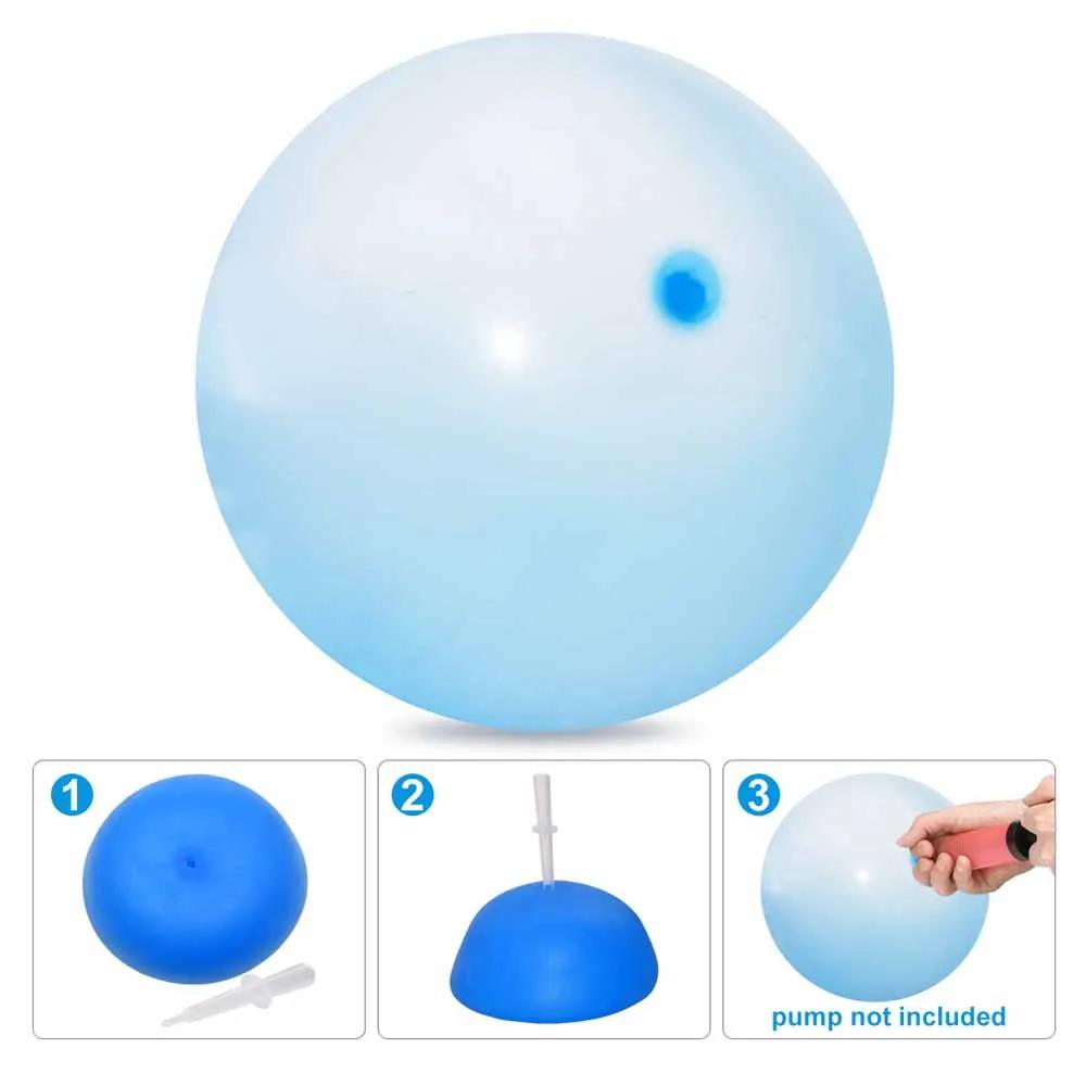 Ballon gonflable pour enfants, jouet d'extérieur, boule à bulles remplie d'eau et d'air doux, jeu de