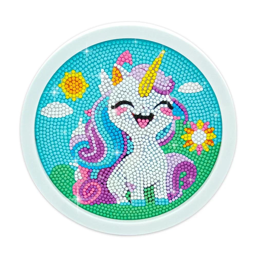Ensemble de peinture diamant licorne mignonne pour débutant, ensemble de peinture diamant 5D à faire