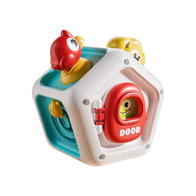 Cube de planche occupée pour bébé, jouets sensoriels Montessori pour tout-petits, activités d'appren