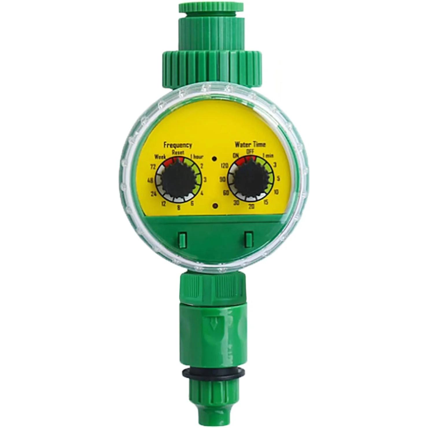 Tuyau d'arrosage automatique électronique de jardin en plastique vert extérieur, minuterie d'irrigat