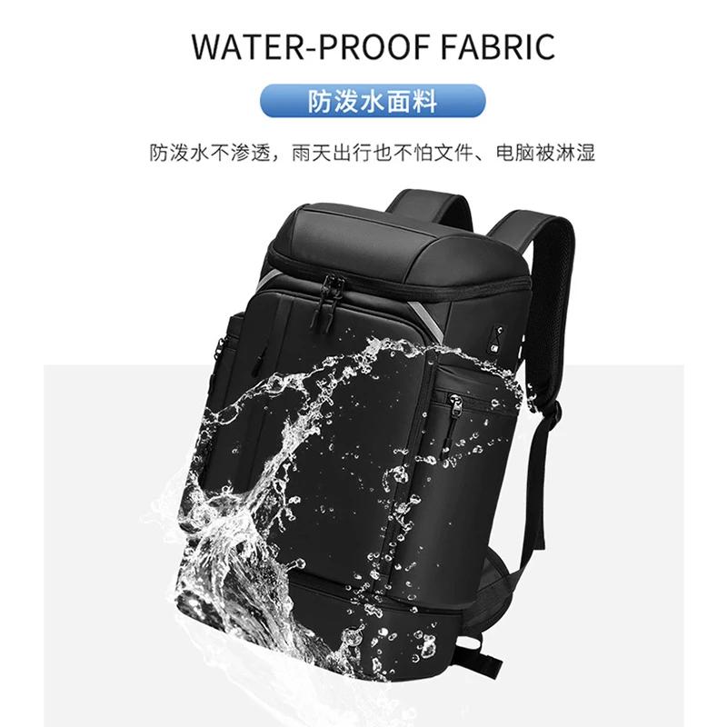 Sac à dos pour hommes, grande capacité, compartiment à chaussures, sac à dos multifonctionnel pour s