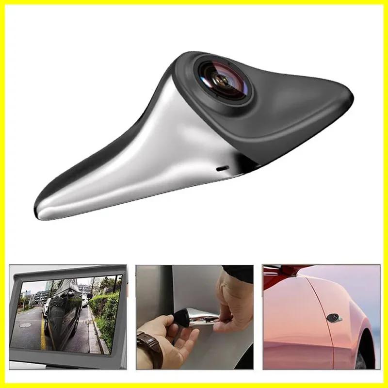 Caméra de recul pour voiture 1080P, angle mort auxiliaire, caméra de recul latérale CVBS/AHD Shark F
