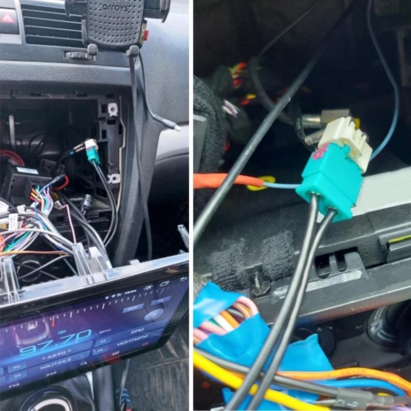 2 Fakra – adaptateur d'antenne pour autoradio, câble convertisseur D7YA