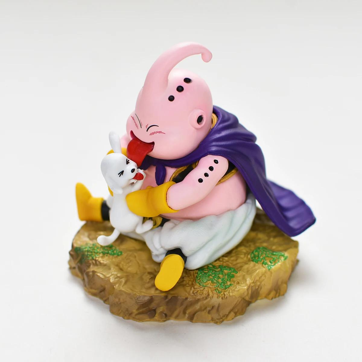 Figurines de dessin animé Dragon Ball Majin Buu, 8cm, Version Q, Statue en Pvc, modèle Gk, jouets, d