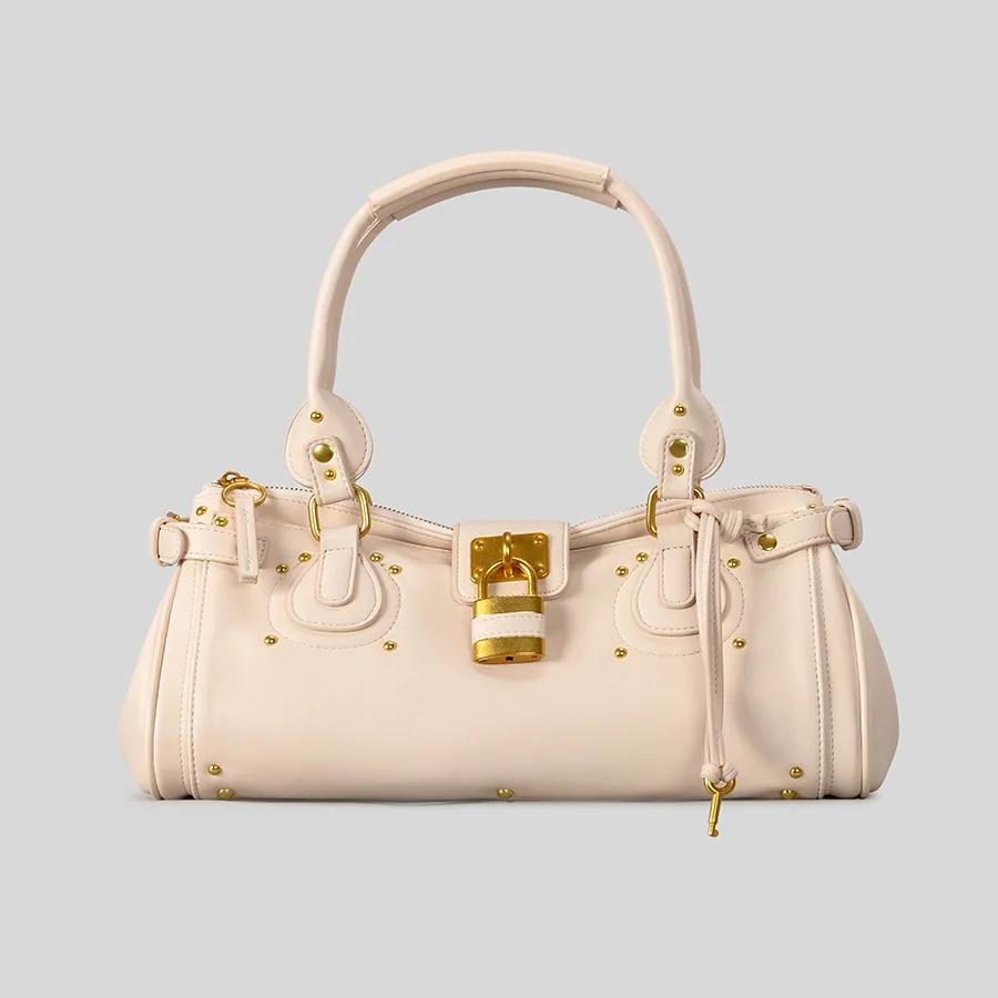 Sac à langer classique de luxe simple et élégant pour femme, sac fourre-tout en cuir grande capacité