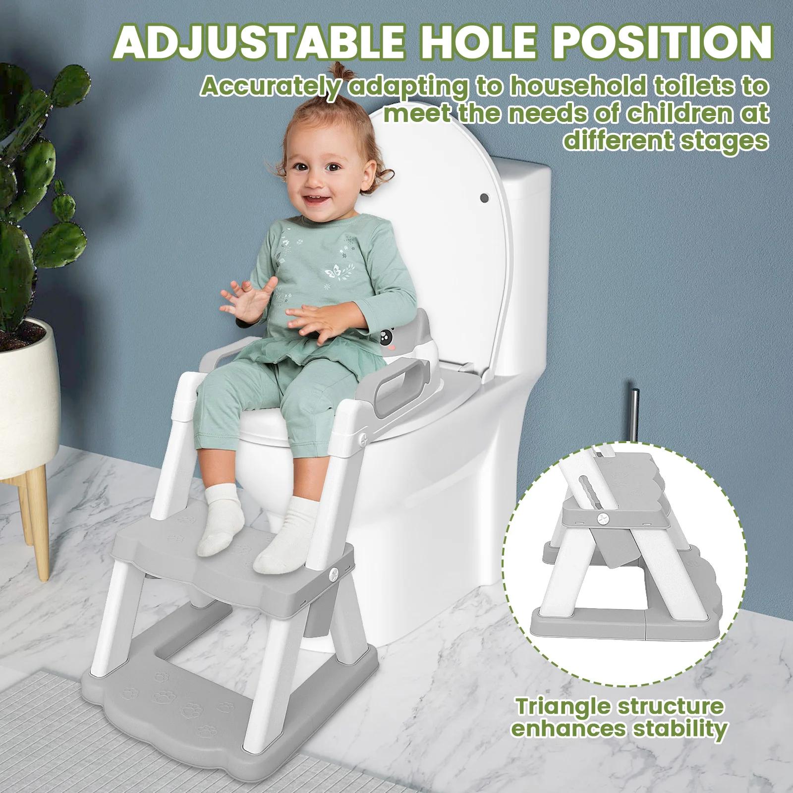Nouveau siège de toilette pliable pour enfants, Pot Portable pour bébé, coussin de toilette d'entraî