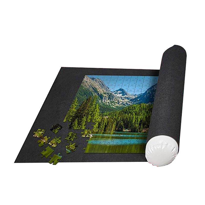 Tapis de puzzle en rouleau de feutre, tapis de jeu, couverture pour jusqu'à 1500 pièces, accessoires